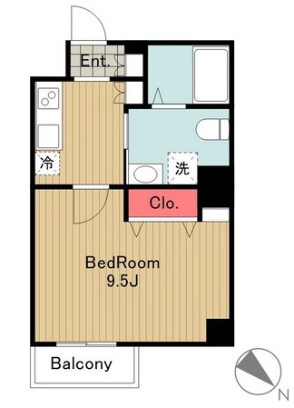 クレイシア世田谷野沢の物件間取画像